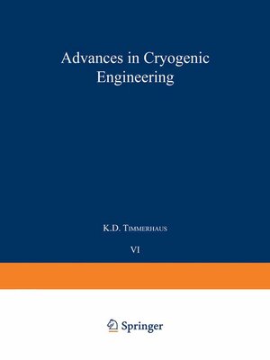 cover image of Advances in Cryogenic Engineering